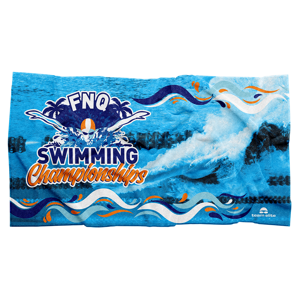 Swimming FNQ Beach Towel
