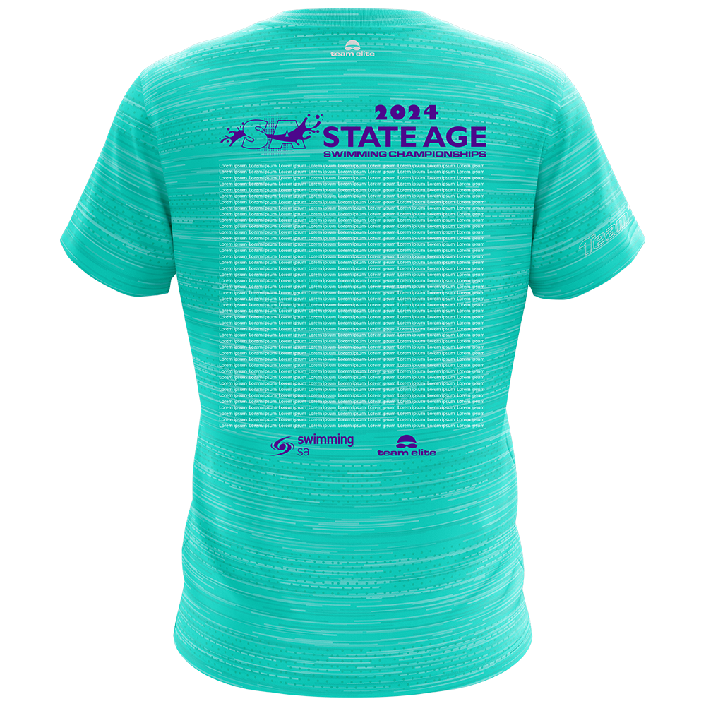 2024 SSA State Age Championships 'Names' Tee - Teal