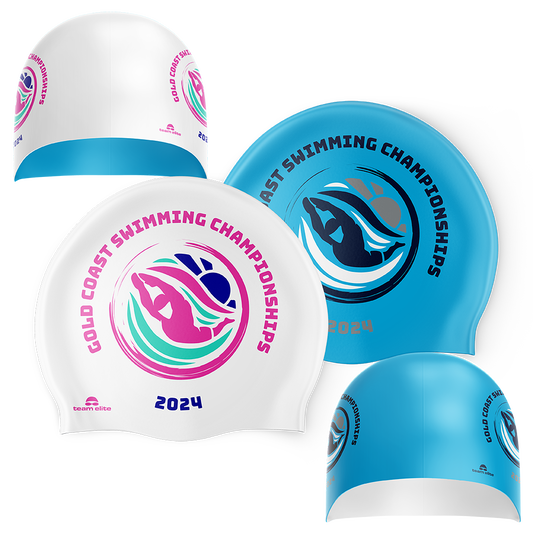 2024 Swimming Gold Coast Reversible Swim Silicone Cap