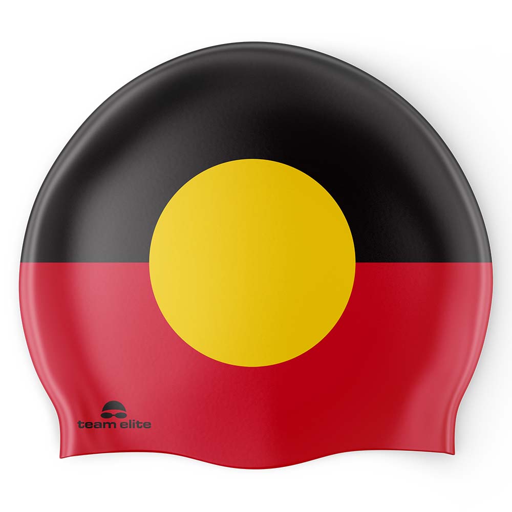 Aboriginal Flag (Indigenous) Swim Cap