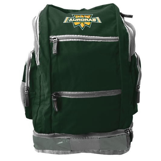 Auroras Sports Backpack - Green/Silver