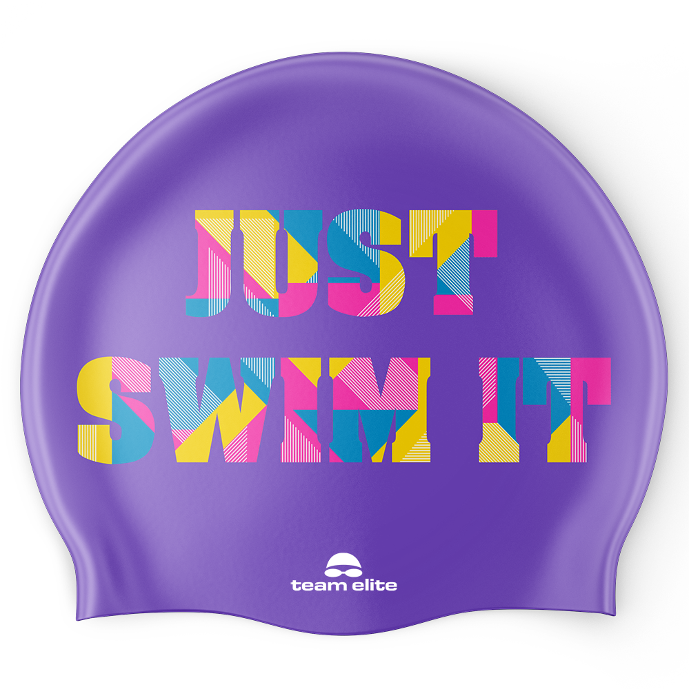 Just Swim It Swim Cap - Purple