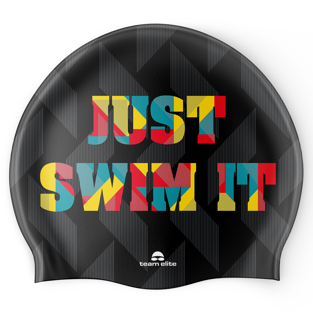 Just Swim It Swim Cap - Black