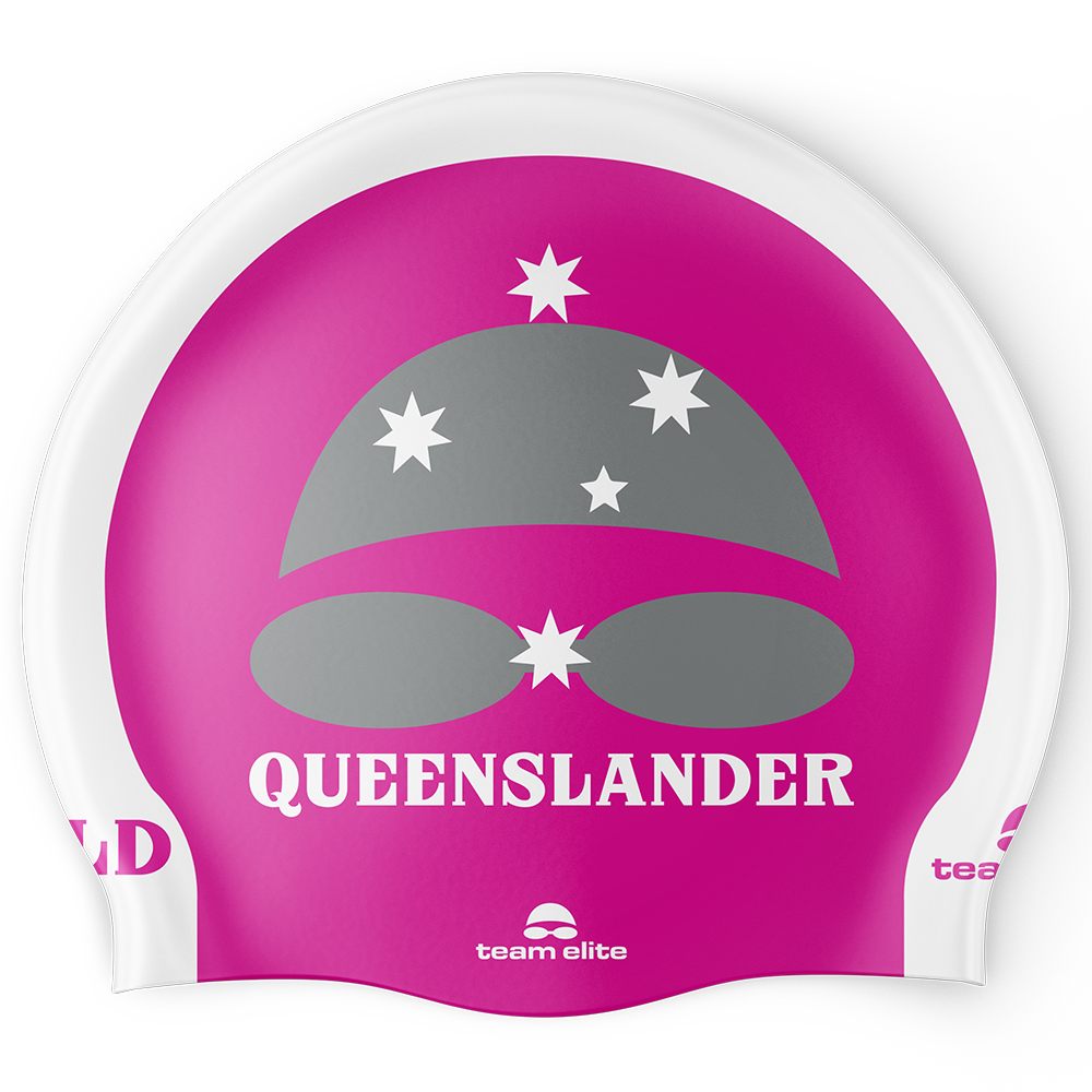 Queenslander Swim Cap - Pink